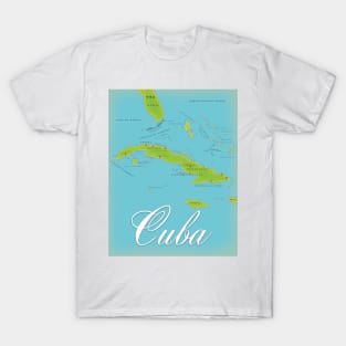 Cuban vintage map T-Shirt